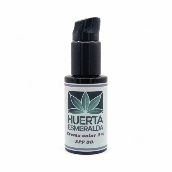Crema solar CBD Huerta Esmeralda Crema solar CBD SPF 30 protección natural - Huerta Esmeralda